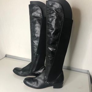 Corso Como Leather Over the Knee Boots